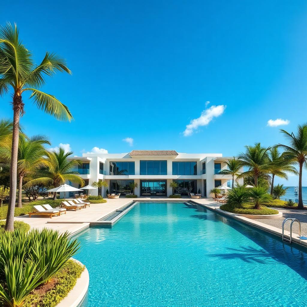 Luxury waterfront home in Miami